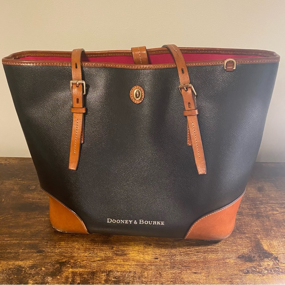 Dooney & Bourke Large Claremont Dover Leather Tote Bag